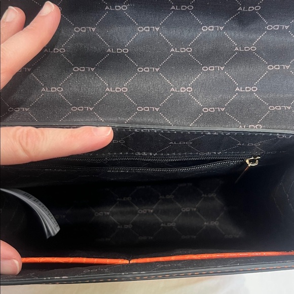 Aldo top handle yellow/orange/pink purse - Picture 4 of 8